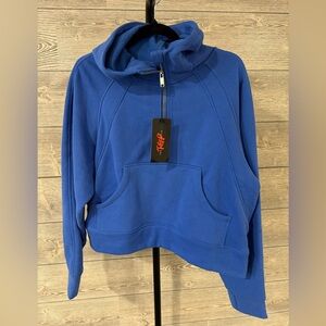 NWT 🎉 The Gym People Fleece Crop Quarter Zip